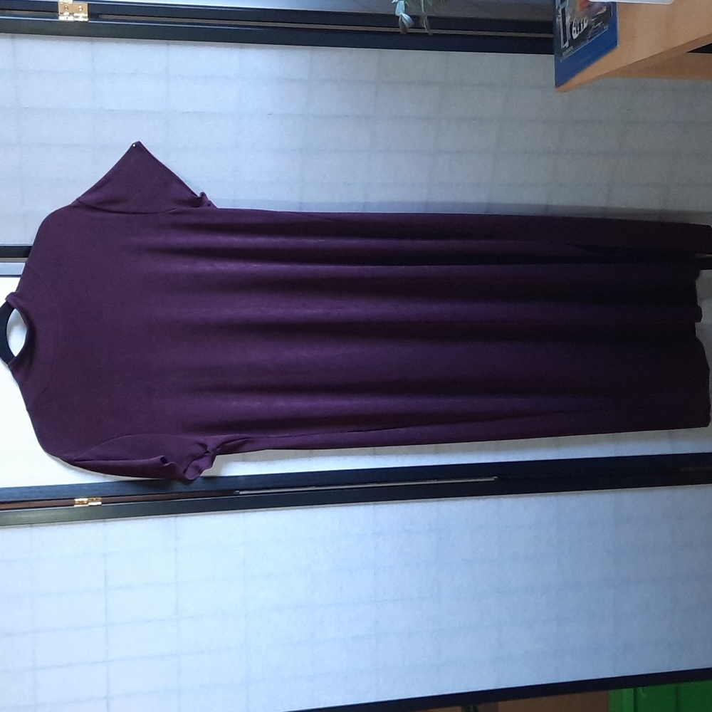 CHICOS Travelers Dress size 3 (16)  color plum